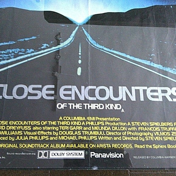 Movie Poster Film Close Encounters of The Third Kind Original Steven Spielberg - Picture 14 of 16